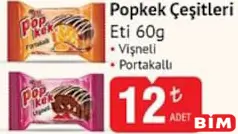 ETİ POPKEK MİNİ KEK ÇEŞİTLERİ 60 G fiyat ve kampanya bilgisi